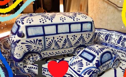 Vochitos y combis de Talavera, la nueva tendencia en souvenirs