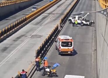 Muere motociclista tras chocar contra valla metálica de Ruta en La Paz