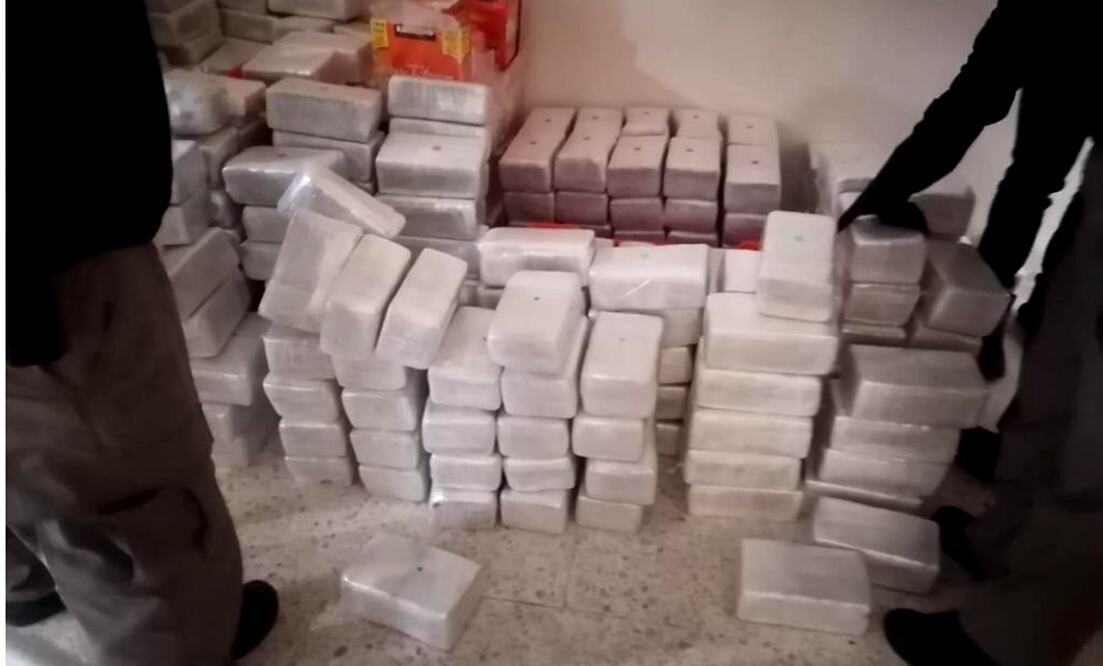Decomisan FGR y Ejército más de dos toneladas de cocaína en Chiapas. Foto: Especial