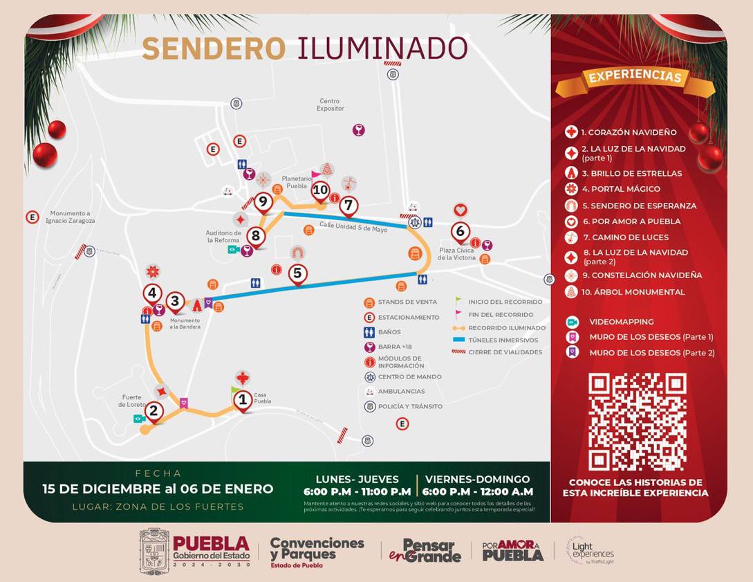 El recorrido comienza en Casa Puebla y termina en el Centro Expositor / Foto: Especial