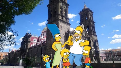 Zonas de Puebla que han sido comparadas con escenas de Los Simpson