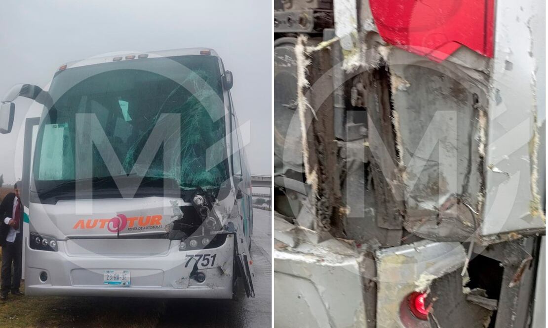 Estudiantes que viajaban a Pachuca sufrieron un accidente vial / Foto: Redes Sociales Carlos Martín Huerta