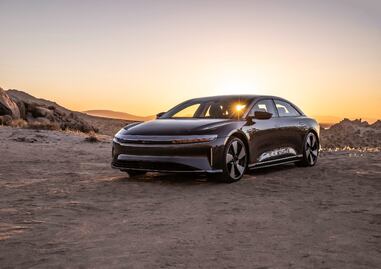 Video de las pruebas de choque del Lucid Air, el auto eléctrico más veloz que un Ferrari