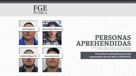 Aprehenden a dos agentes de la AEI y a dos fake por extorsionar empresarios en Teziutlán