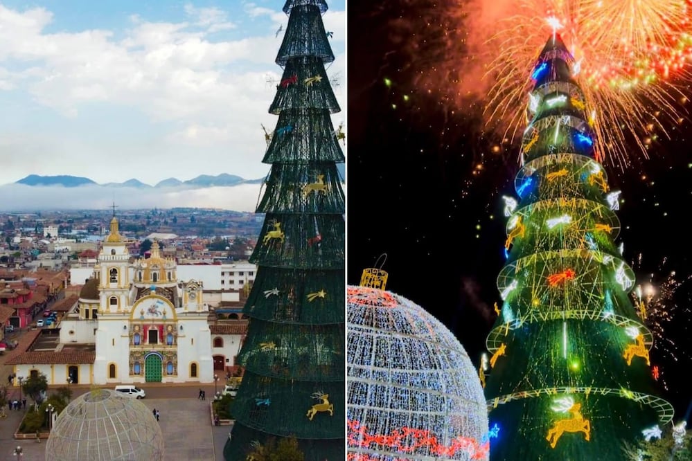 El encendido del árbol monumental y la esfera gigante marcará el inicio de la Navidad | Foto: FB Visita Chignahuapan