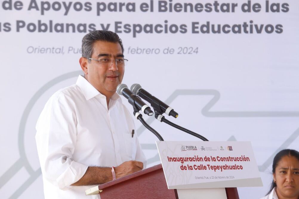 Sergio Salomón estuvo de gira en San José Chiapa y en Oriental | Fotos Gobierno del estado de Puebla