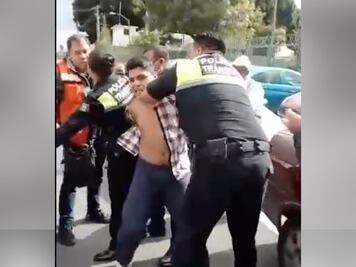 Acusan a agentes de Tránsito Municipal de violencia para detener a un ebrio; él agredió, explican autoridades