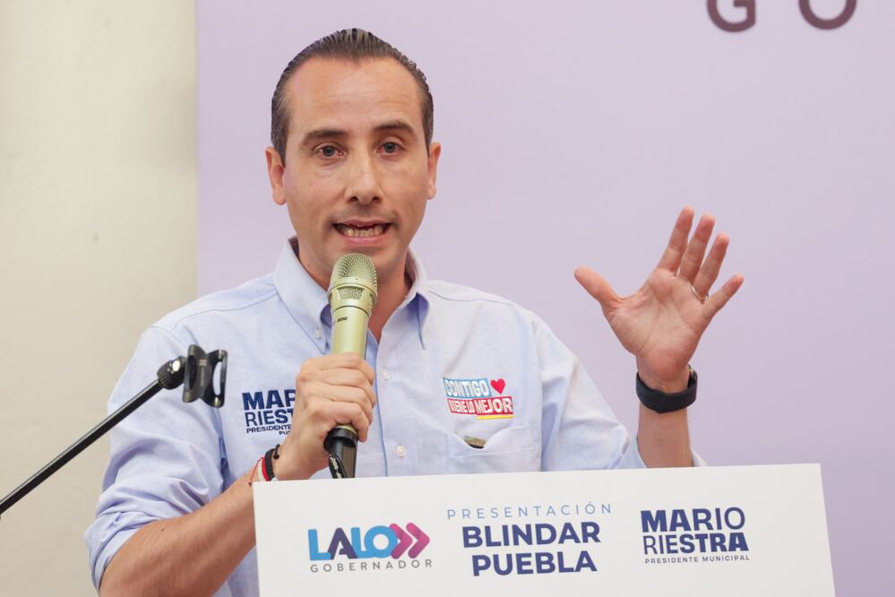 Mario Riestra presenta su plan en materia de seguridad | Foto: EsImagen