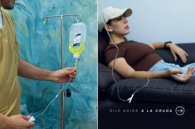 Clínica de Lomas de Angelópolis ofrece sueros "milagrosos" para bajar de peso, curar la cruda y contra el envejecimiento