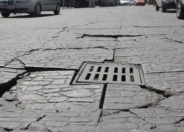 Estas son las calles del Centro Histórico de Puebla que se están hundiendo