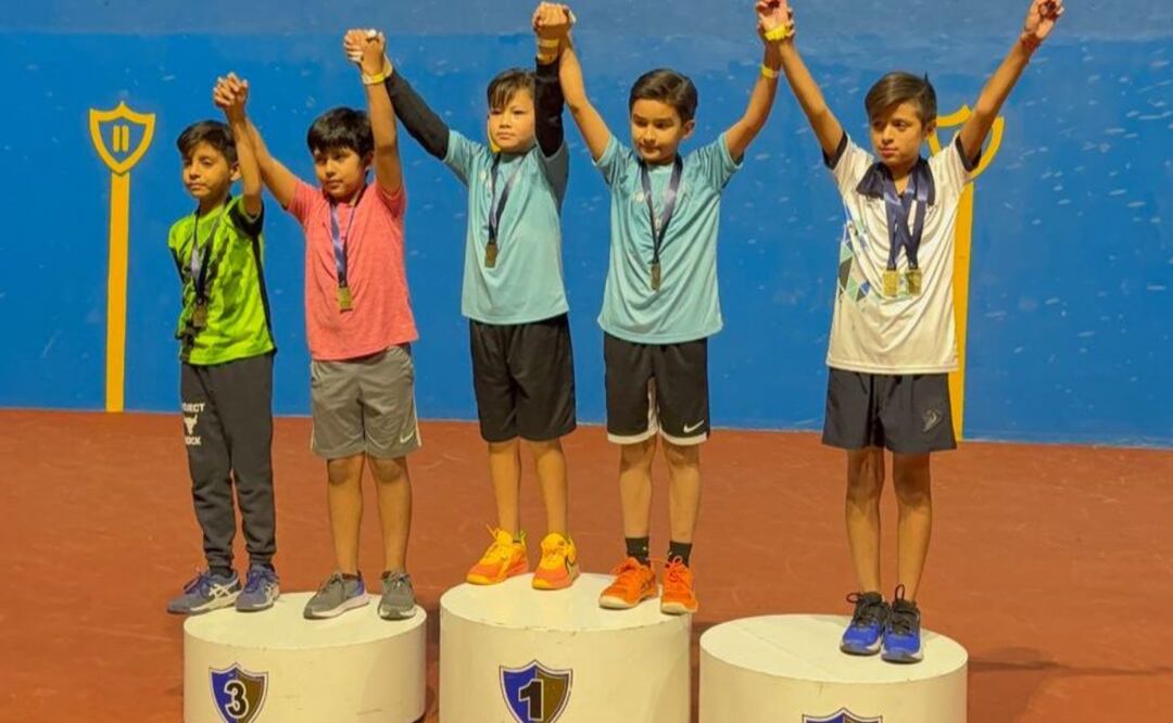 La delegación de Pelotaris Poblanos obtuvo tres medallas para Puebla | Foto: Especial