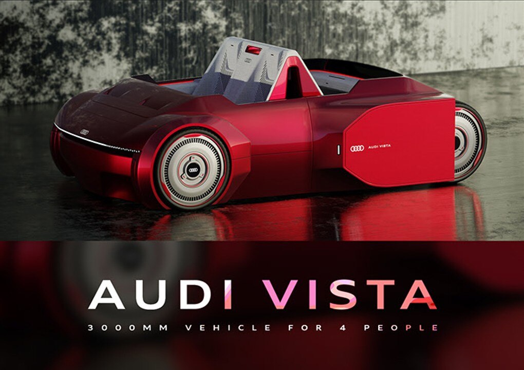 Audi Vista, el micro auto eléctrico que se transforma