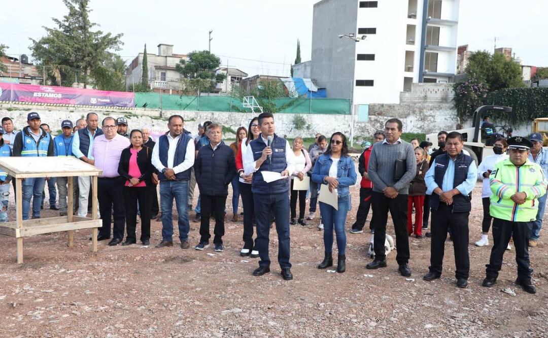 Este jueves iniciaron obras en el Parque Santuario | Foto: Ayuntamiento de Puebla