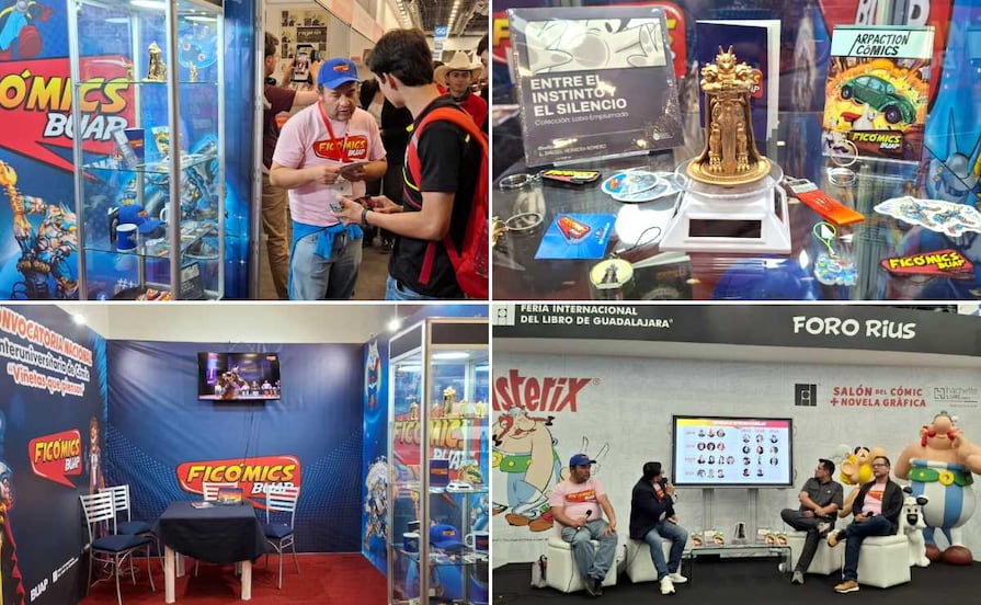 Ficómics BUAP, por primera vez en la Feria Internacional del Libro de Guadalajara