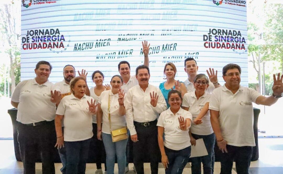 Nacho Mier, coordinador de los diputados federales de Morena, participó en la Jornada de Sinergia Ciudadana | Foto: Especial