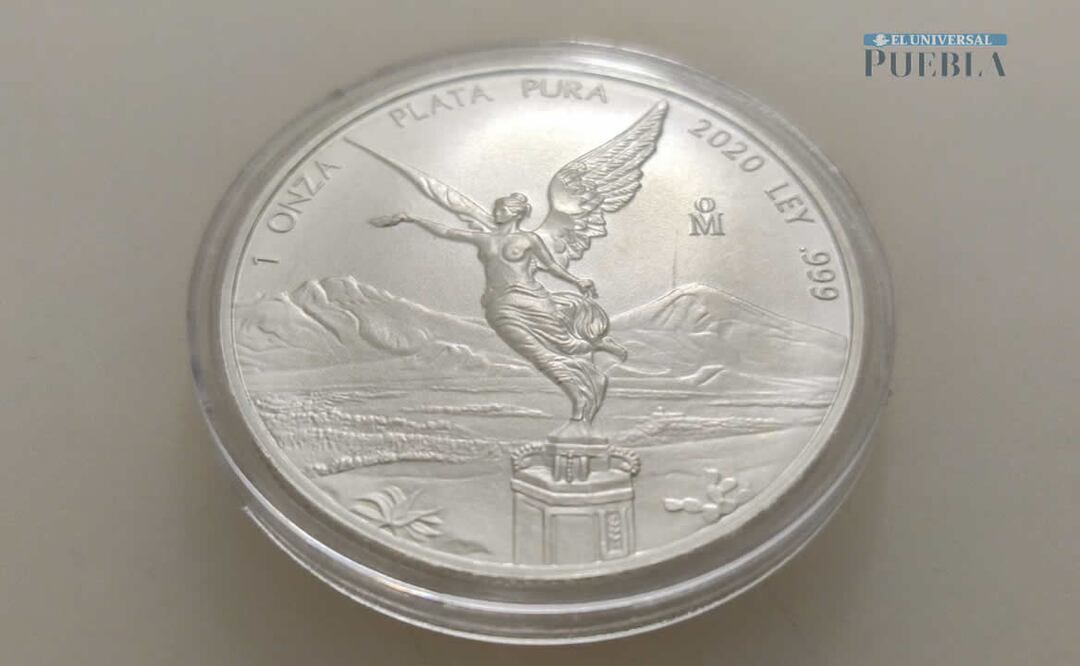 Onza de plata de la serie Libertad. Foto: Demian Magallán