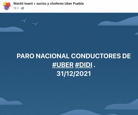 Advierten conductores de Uber y DiDi sobre paro de labores