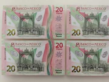 Por qué hay diferentes versiones del nuevo billete de 20 pesos