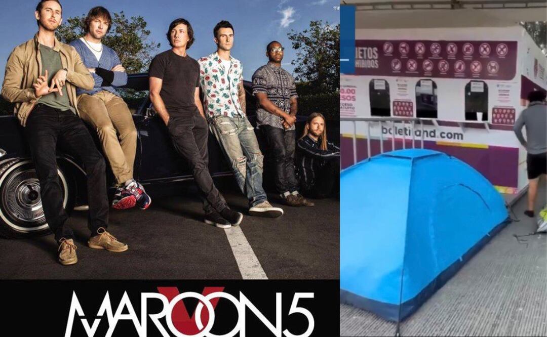 Seguidores Maroon 5 ya forman filas para la Feria de Puebla | Foto: Especial