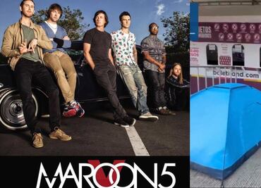Fans de Maroon 5 ya acampan en la Feria de Puebla para ver el concierto gratis