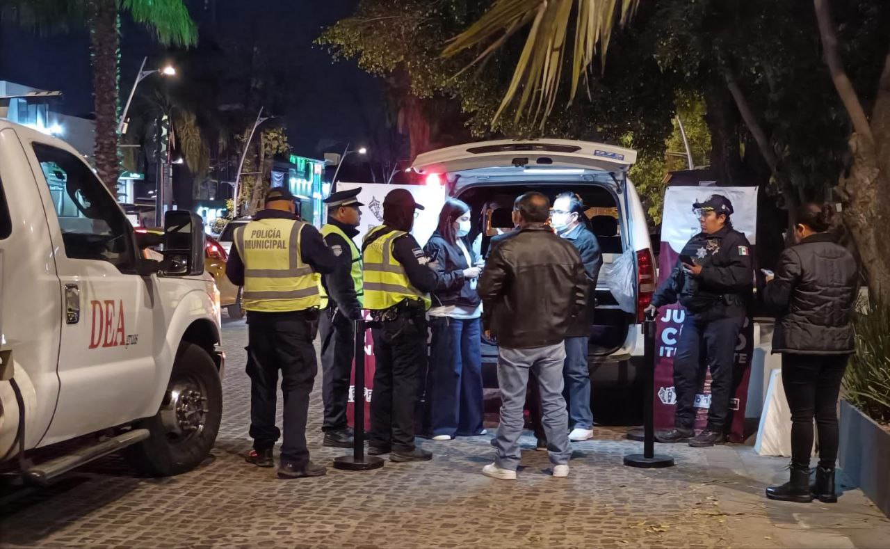 La SSC realiza operativos de alcoholímetro | Foto: Ayuntamiento de Puebla