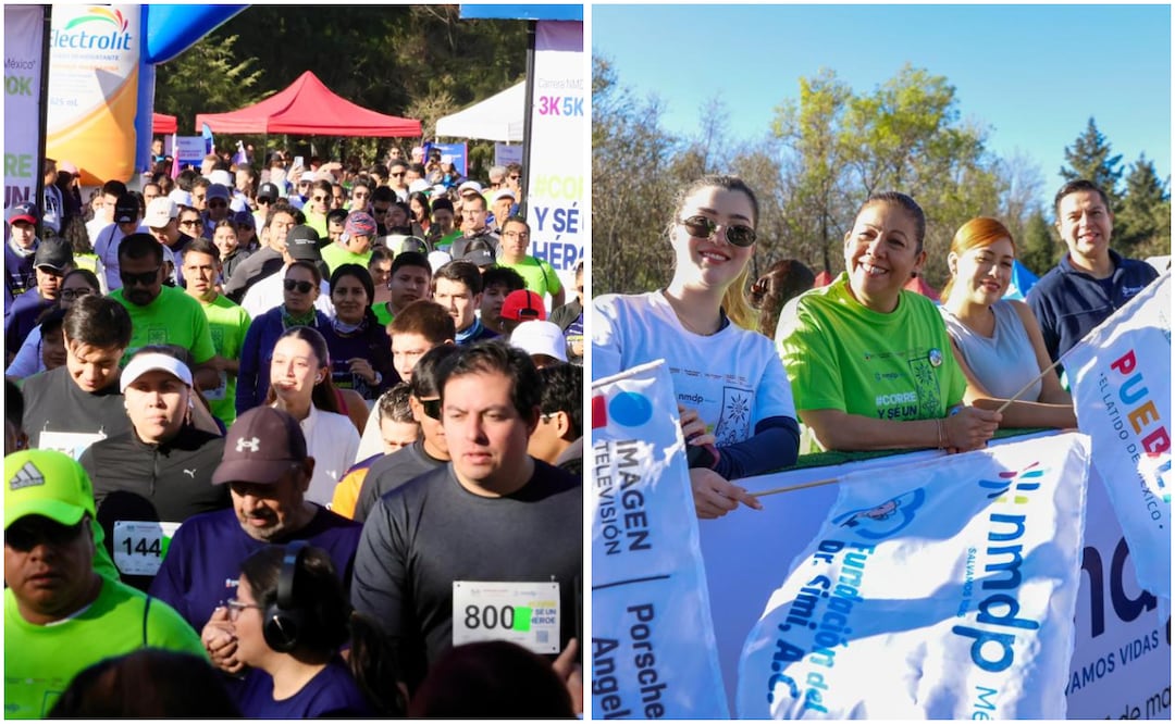 Gobierno del Estado impulsa carrera solidaria, promueve deporte y donación de vida | Foto: Gobierno de Puebla.