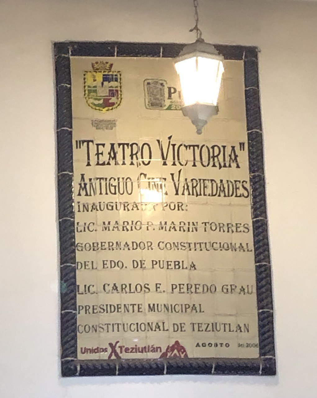 El Teatro Victoria del Pueblo Mágico de Teziutlán tiene 141 años de historia |Foto: Angeles Bretón