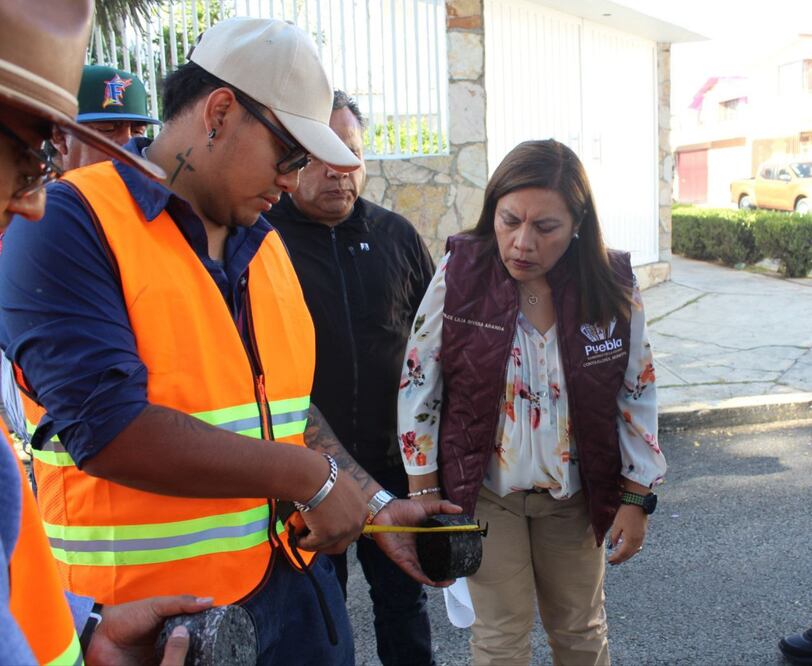 La Contraloría Municipal supervisa obras en Puebla | Fotos: Ayuntamiento de Puebla.