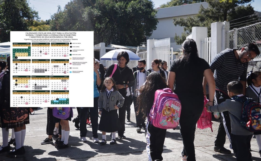 La SEP presentó una propuesta de calendario escolar 2026-2027 con las posibles fechas de vacaciones y días de descanso | Foto: EsImagen/Captura de video