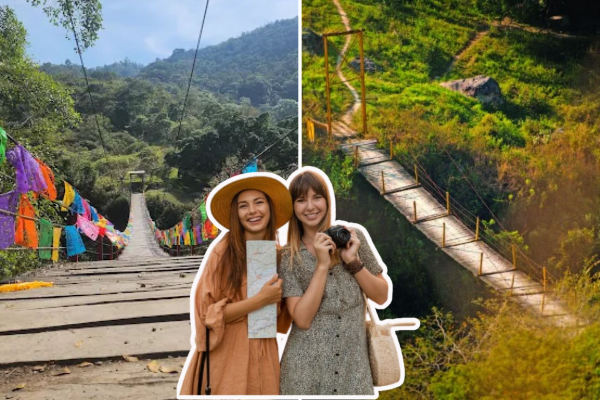 En un Pueblo Mágico de Puebla hay un hermoso puente colgante | Foto: Especial
