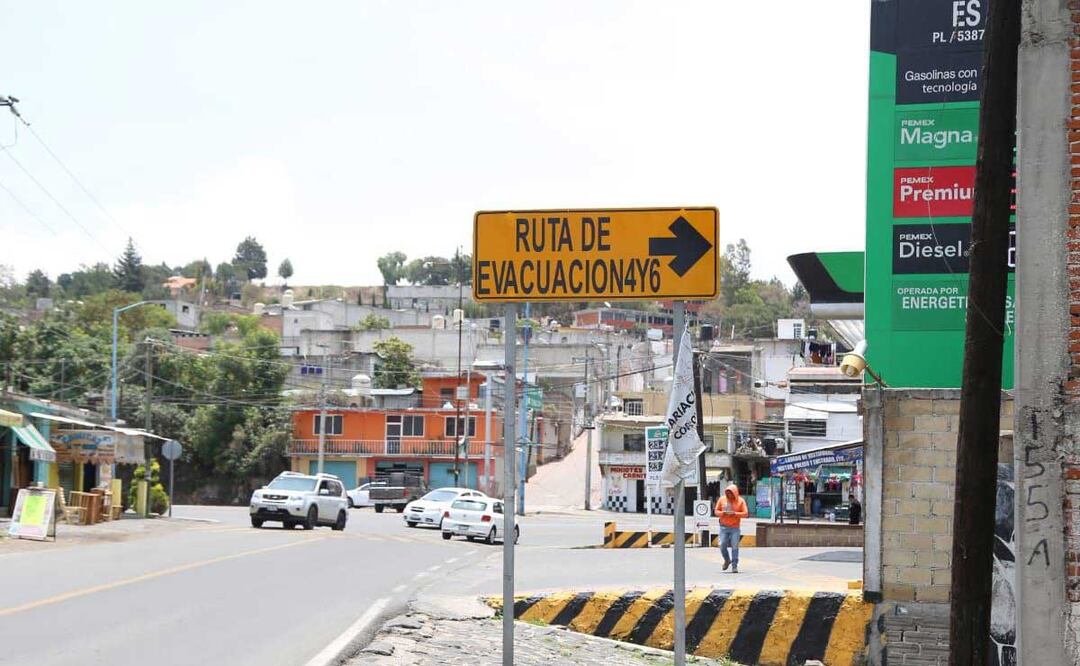 Con las lluvias ha cambiado la condición en algunas rutas de evacuación del Popocatépetl | Foto: AGENCIA ES IMAGEN PARA EL UNIVERSAL PUEBLA