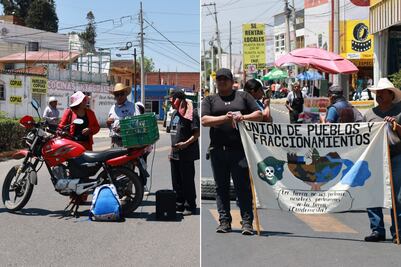 Bloquean por 5 horas la carretera federal México-Puebla en protesta por relleno sanitario