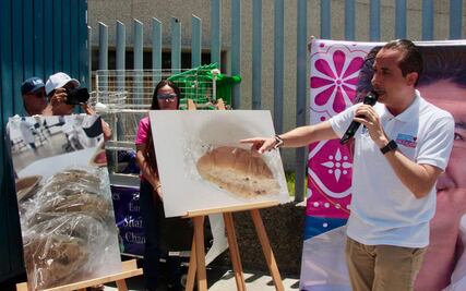 Mario Riestra denuncia en Cofepris entrega de pan con hongo en IMSS La Margarita