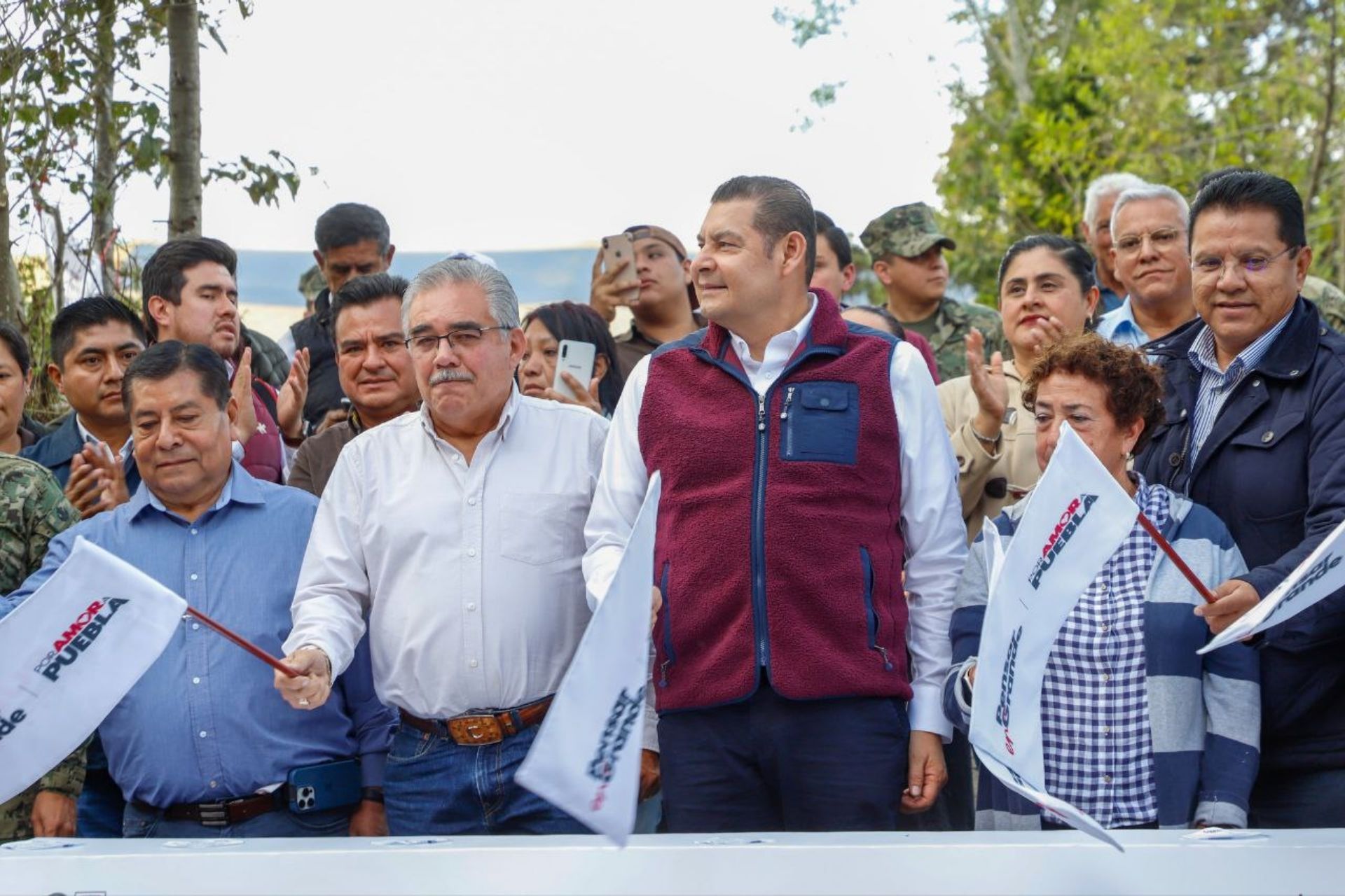 Armenta destaca la obra humana al iniciar la construcción de infraestructura hídrica en Huauchinango