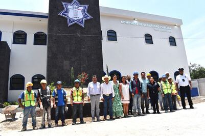 Gobierno de Puebla supervisa avances del Complejo de Seguridad de Tlatlauquitepec