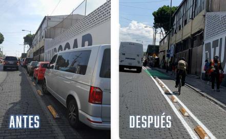 Ciclovía de la 13 Norte es liberada tras retirar autos que la obstruían