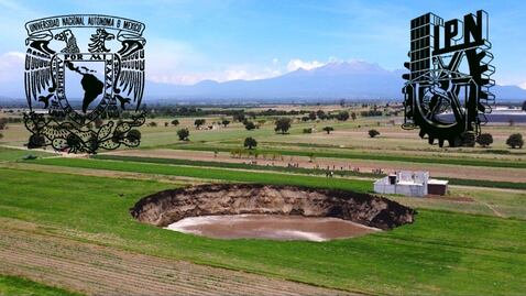 Las revelaciones del socavón en Puebla. IPN y UNAM empiezan a desentrañar "el misterio"