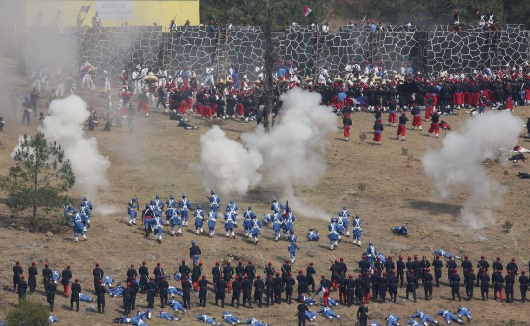 La Batalla del 5 de mayo es recordada por los mexicanos que viven en Francia | Foto: Agencia Es Imagen para El Universal Puebla