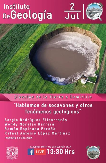 Socavón de Puebla. Instituto de Geología de la UNAM explicará fenómeno en Facebook