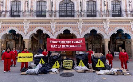 Greenpeace y comunidad indígena de Coapan protestan por basurero tóxico en Tehuacán 
