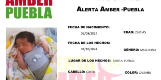 Bebé robado en Zautla aparece en auto abandonado tras una semana de búsqueda