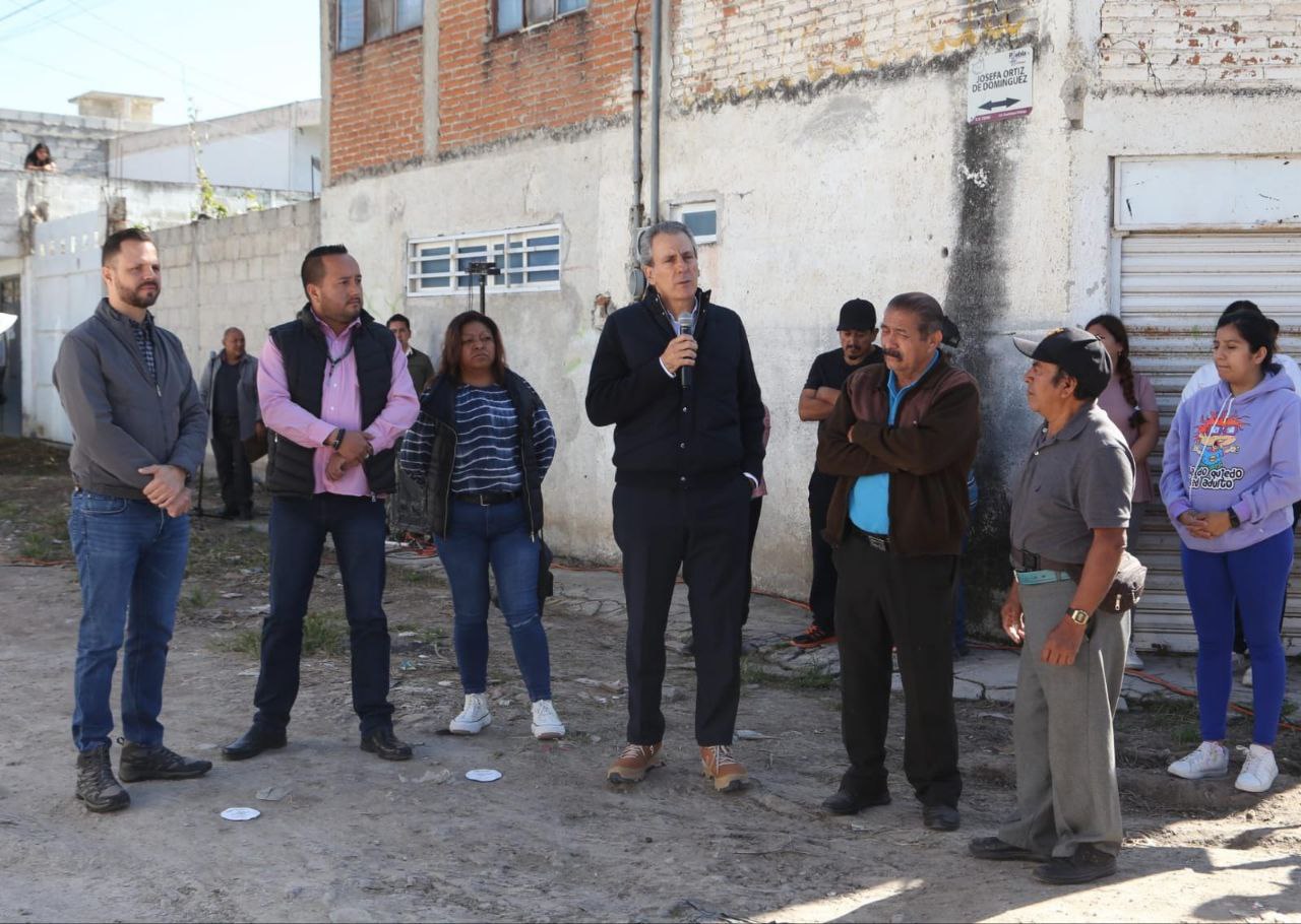 Proyecto de pavimentación beneficiará a 400 habitantes del sur de la capital poblana | Foto: Ayuntamiento de Puebla