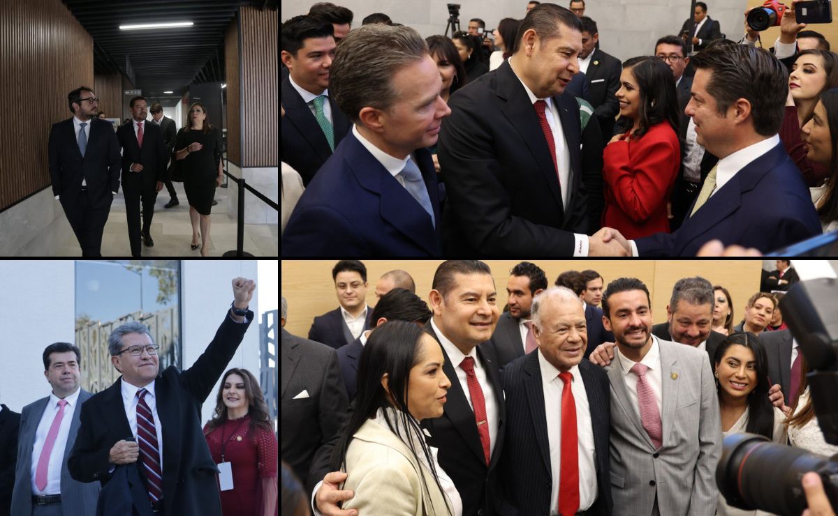Varios políticos acompañaron a Alejandro Armenta a su toma de protesta | Foto: EsImagen