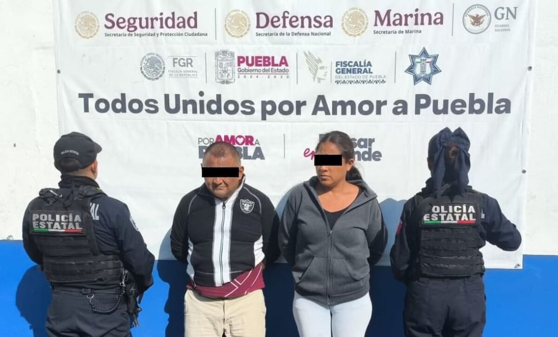 Marco Antonio N., y Elizabeth Mónica N., quedaron a disposición de la autoridad ministerial | Foto: SSP