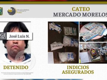 Arrestan a narcomenudista y aseguran drogas en los mercados Morelos y Unión