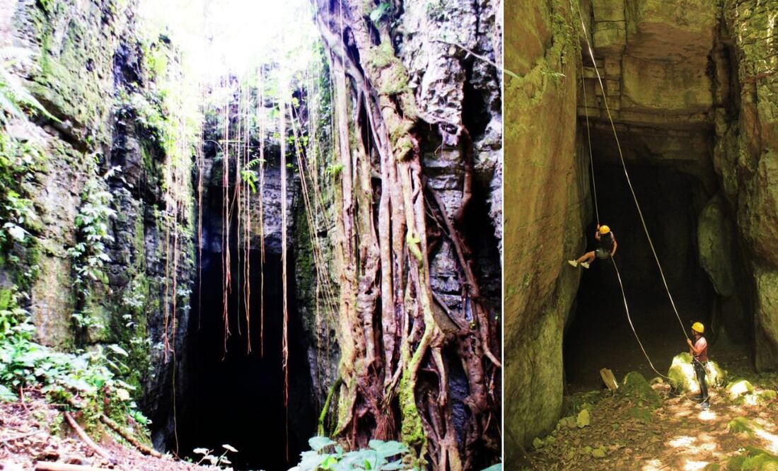 La Cueva de Chivostoc es la más temida y respetada por los habitantes de Cuetzalan | Foto: Centro Eco-Turístico Valle de las Piedras Chivostoc