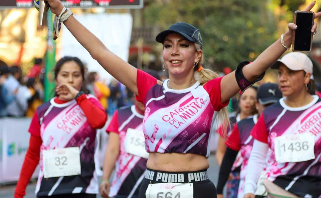 Marzo es el mes de la mujer y correr es una forma de conmemorar también | Foto: Agencia Es Imagen para El Universal Puebla