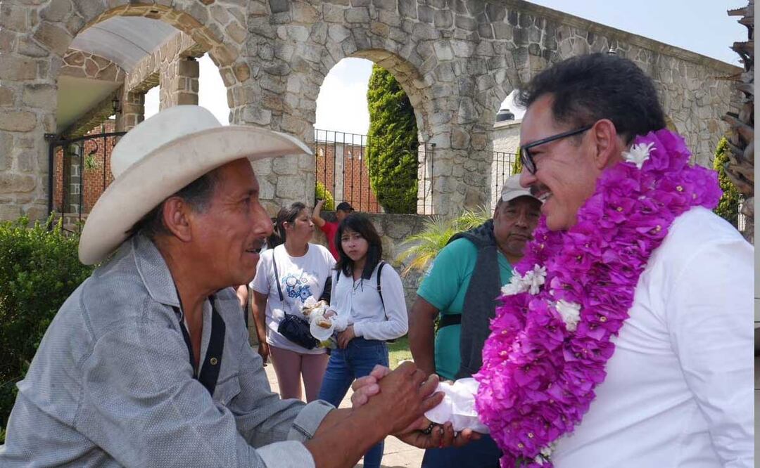 El diputado federal Ignacio Mier Velazco visitó Atlixco este fin de semana | Foto: Especial