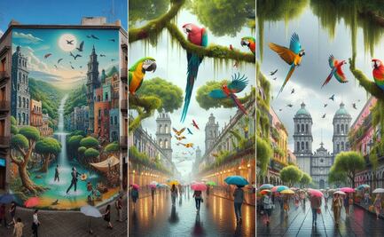 ¿Cómo sería Puebla si lloviera todo el año, según la IA?