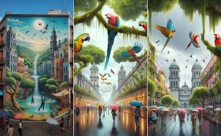 ¿Cómo sería Puebla si lloviera todo el año, según la IA?